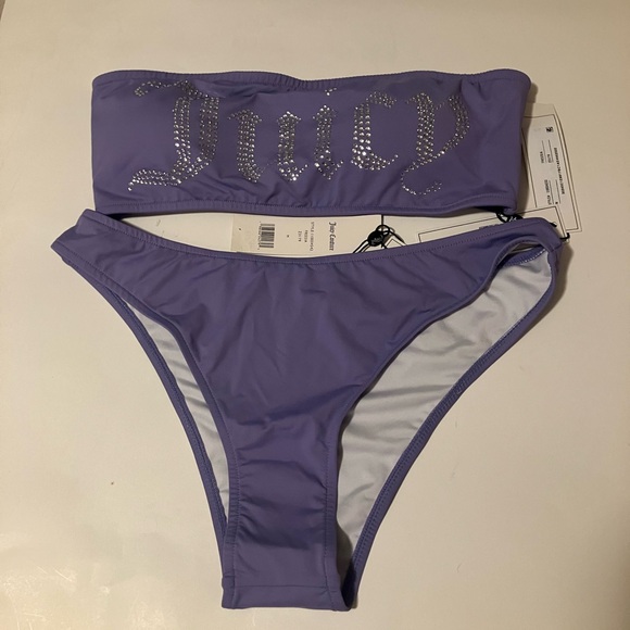 Juicy Couture Lavender Bikini with Rhinestones - Picture 1 of 2